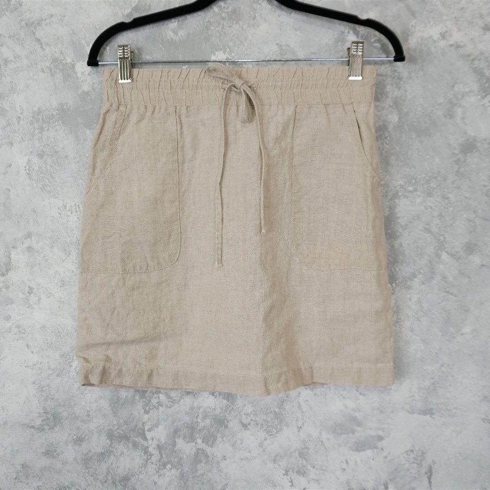 Vintage 90's Petite Allen Allen Khaki Skirt